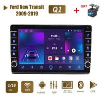 icreative „Radio 2 Din“ „Android“ automobilio GPS navigacija, skirta „Ford New Transit 2009-2019“ su mygtuko rankenėle Multimedijos grotuvas „Stereo Audio Auto“ 1+16GB 1+16GB