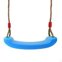 Lauko sūpynių rinkinys 4 cm storio sėdynė su reguliuojamomis virvėmis Playground Blue