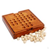 Wood Solitaire lentos šachmatai suaugusiems Klasikiniai galvosūkiai Intelektualūs žaidimai