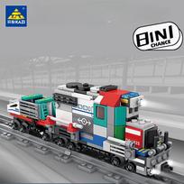 KAZI 98262 Miesto traukinys 8 viename Traukinys Didelio greičio traukinys Berniukui konstravimo kaladėlės Žaislas Dovana 406 vnt.