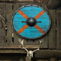 Viking Shield Norse Medieval Wooden Carving Round Celtic Ornament Battle New