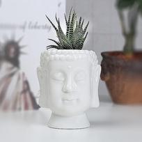 Budos statula Gėlių vazonas Sukulentų vazonas Keraminis vazonas Namų dekoras Vidaus dekoracija Stalinis ornamentas Bonsai augalų vazonas 1 Piece