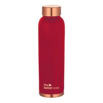 Varinė butelė tamsiai bordo spalvos (950 ml), Varinė vandens butelis bordo spalvos, The Better Home