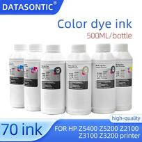 500 ml dažų rašalas Suderinamas su HP Designjet Z5400 Z5200 Z2100 Z3100 Z3200 dyne rašalas 70 rašalo kasetės užpildymo rašalo papildymo rašalas Red