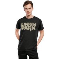 Merchcode Linkin Park Distressed Logo Tea Top Lp Alternatyvūs unisex marškinėliai S