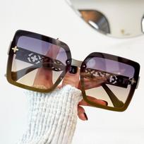 Kvadratinio rėmelio tuščiaviduriai tamsūs akiniai nuo saulės Tik Tok su ta pačia mados asmenybės tendencija internetinė įžymybė moteriški akiniai nuo saulės