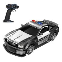 Nuotolinio valdymo pultas Drift Car Nuotolinio valdymo pultas Policijos automobilis Didelio dydžio nuotolinio valdymo automobilis 1/12 2,4 GHz nuotolinio valdymo pultas 1 battery juoda