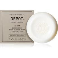 DEPOT 600 BODY SOLUTIONS NO. 610 ENERGIZING HAIR & BODY SOAP muilas kūnui ir plaukams 70 g