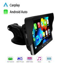 „Icreative“ 7 colių universalus belaidis „Carplay“ „Android Auto“ automobilio radijas IPS jutiklinio ekrano daugialypės terpės grotuvas „Google Siri Assist Car Monitor Autoradio“ juoda