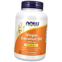 Virgin Coconut Oil, Virgin Coconut Oil 1000, Now Foods 120gel caps (71128111) 120softgels