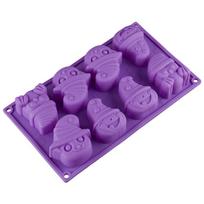Silikoninė torto forma Helovino moliūgo gaubtas silikoninė kepimo forma violetinė