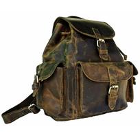 Satchel Natūralios Buffalo odos nešiojamojo kompiuterio kuprinės kuprinės žinučių krepšys 16 X 8 X 7 in ruda