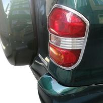Automobilio stiliaus galinio žibinto dangčio galinio žibinto korpuso apdailos priedas, skirtas Toyota Rav4 2001-2004 red