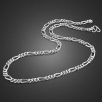 Madingi 100 % 925 sterlingų sidabro vyriški karoliai, kaklo pakabukas kubietiška grandinėlė, 6 mm22 colių sidabro spalvos vyriški papuošalai Dovanos vyrams gray