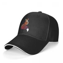 Lapės beisbolo kepuraitė Kosminė lapė Retro trucker kepuraitė Pavasario vyras Žvejybos dizainas Beisbolo kepuraitės One Size black