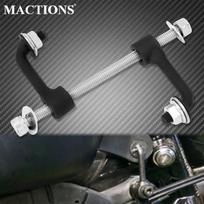 Motociklo 2 colių benzino bako pakėlimo rinkinys, apdirbtas juodas, skirtas Harley Sportster XL 1200 883 Iron Nightster 48 72