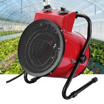 220V 3000W pramoninis elektrinis šildytuvas ventiliatorius Reguliuojamas komercinis šiltas šildytuvas Oro pūtimo dirbtuvės erdvės garažo šildymo prietaisai