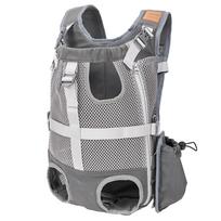 Pet Outdoor Tactical kuprinė Naminio gyvūno priekinė šunų nešyklė Kuprinės Reguliuojamos šunų kuprinės nešiklio kojos pilka