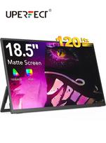 UPERFECT 18 UMax 18,5 colių kompiuterio monitorius, nešiojamasis 120 Hz ekranas FHD su C tipo Mini HDMI VESA pasukamu pakeliamu laikikliu nešiojamam kompiuteriui