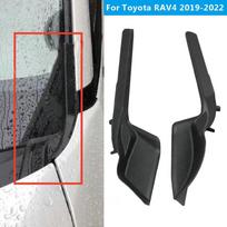 Priekinio stiklo valytuvo šoninio gaubto dangtelis tinka Toyota RAV4 2019 2020 2021 2022 Juoda kairysis dešinysis pailginimo dangtelis 1 pora