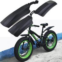 Sniego dviračio purvasargis 20 colių 26 colių Fat bike sparnas 2vnt priekinis galinis purvasaugis, skirtas Fatbike MTB dviračiams dviračių dviračiui