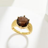 100% natūralus dūminis brangakmenis didelis žiedas šaškių lentos 925 sterlingų sidabro puošnus papuošalas moterims, graži dovana us ring size 7# ruda