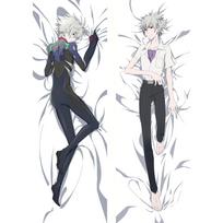 4 dydžio japoniškas anime EVA Dakimakura pagalvės užvalkalas Nagisa Kaworu apkabinantis kūno pagalvės užvalkalas Cosplay pagalvės užvalkalas Otaku Helovino dovanos 40x120cm Peach Skin