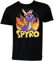 Spyro The Dragon Fire marškinėliai suaugusiems X dideli juodi S