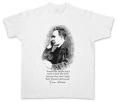 Friedrich Nietzsche Illusions Unisex T-Shirt Quote Illusions Truth Nihilism S