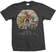 Queen Freddie Mercury A Night At The Opera Labai didelis juodas unisex marškinėlis S