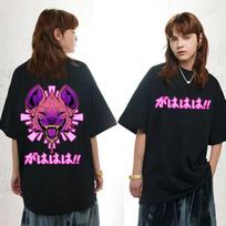 Anime Vaporwave Hyena Print marškinėliai GAHAHA Furry Wildlife Safari marškinėliai Unisex Women Harajuku Gothic Oversized marškinėliai Gatvės drabužiai 2XL pink