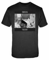 Nirvana Bleach Band Photo Black Classic Rock Metal Band Unisex marškinėliai S