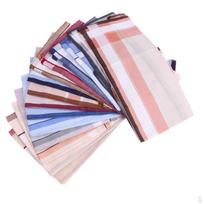 12 vnt./komplektas Vyriškas nosinė Hanky ​​Vestuvių vakarėlis beige