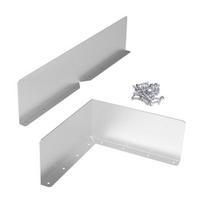2/4 vnt. latakų slėnio apsaugai nuo purslų su varžtais Lengvai montuojami lietaus latakų slėnio stogo latako apsaugai. 4pcs