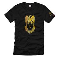 Napoleono Bonaparto herbas erelis auksinis parašo ženklelis logotipas 16995 Unisex marškinėliai S