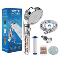 Ekologiška dušo galvutė su PP medvilnės filtru, papildomi filtro akmenys, atsarginė Shower head 5-piece set
