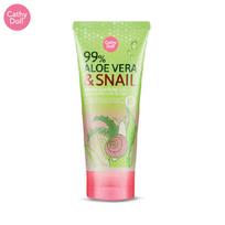 Cathy Doll 99% Aloe Vera & Snail Serum Soothing Gel 60 g - Thai Skin Care 60 g