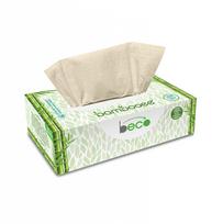 Biologiškai skaidžios bambuko veido servetėlės (100 vienetų), Tvarūs bambuko veido audiniai, Beco 6