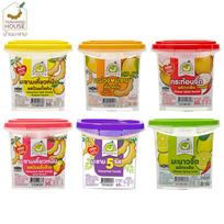 Tamarind House Fruits minkštų saldainių rinkinys, Tamarind & Mango & Santol & Lime, 50 - 65 g. x 6 vnt - Thai Snack 50-65 g. x 6 pcs