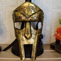 MF Doom kaukė, Helovino kostiumo šarvų šalmas, Gladiator Maximus šalmas , LARP / Renesanso kostiumas, viduramžių dovana