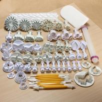 Desertų dekoratoriai mados tortų formų rinkinys „Fondant Sugarcraft“ stūmoklis sausainių pjaustyklė kepimo formų forma