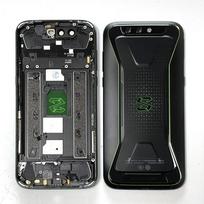 „Xiaomi Black Shark Back“ baterija + fotoaparato rėmelis, objektyvas Blackshark SKR-H0 SKR-A0 galinis korpusas + šonas juoda