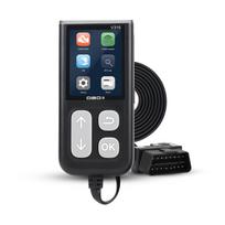 V316 OBD2 skaitytuvo automobilio kodų skaitytuvas su „Bluetooth“, variklio gedimas, kodų išvalymo kodų skaitymas, fiksuoto kadro duomenų peržiūra, I / M parengties patikrinimas CAN diagnostikos nuskaitymas 12x5.7x1.55cm juoda