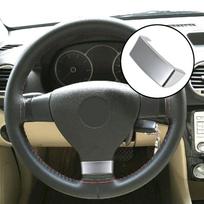 Chromuotas emblemos dangtelis vairo apdailai su blizgučiais, tinkamas VW Golf MK5 Plus 5 GTI Passat B6 3C Eos Jetta įdėklo apdailai