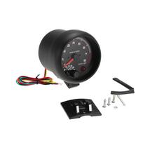 3,75'', automobilyje sumontuotas prietaisas juodai baltos šviesos tachometras 0-8000 tachometras, 92 mm juoda