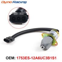12V Kuro išjungimo sustabdymo solenoidinis vožtuvas 1753ES-12A6UC3B1S1 skirtas Cummins, Yanmar, Kubota SA-3665-12