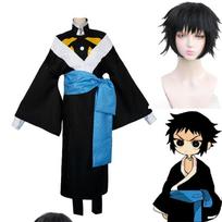 Anime Demon Slayer Haganetsuka Hotaru Cosplay Kaukė Neutralus Kimono Helovino Karnavalo Šventė Kimetsu No Yaiba Kostiumai L-(Costume+Wig)