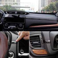 ABS chromas, skirtas Honda CR-V CRV 2017 automobiliams priedai Centrinio valdymo pulto dekoravimo juostelė dangtelis apdaila automobilio stilius