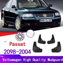 Formuoti purvasaugiai, skirti Volkswagen VW Passat B5 B5.5 1998-2004 Purvasargiai Purvasaugiai Priekyje Gale juoda
