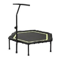 40 colių fitneso batutas su reguliuojama rankena tylus batutas Bungee Rebounder vaikams suaugusiems šokinėjant kardio treniruotėms 40inch žalia